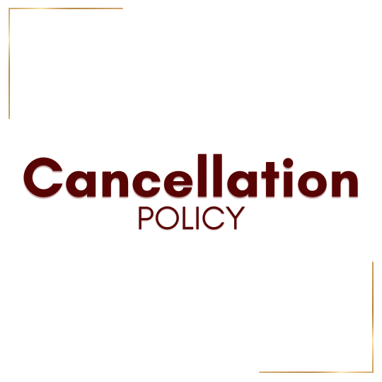 Cancellation Policy @ DanielGodel.com.au